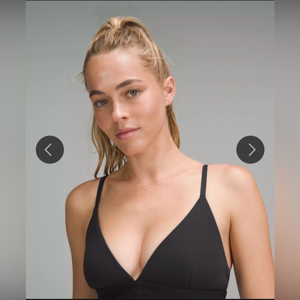 NWT Lululemon Black License to Train Triangle Logo Bra, Black - Picture 3 of 8